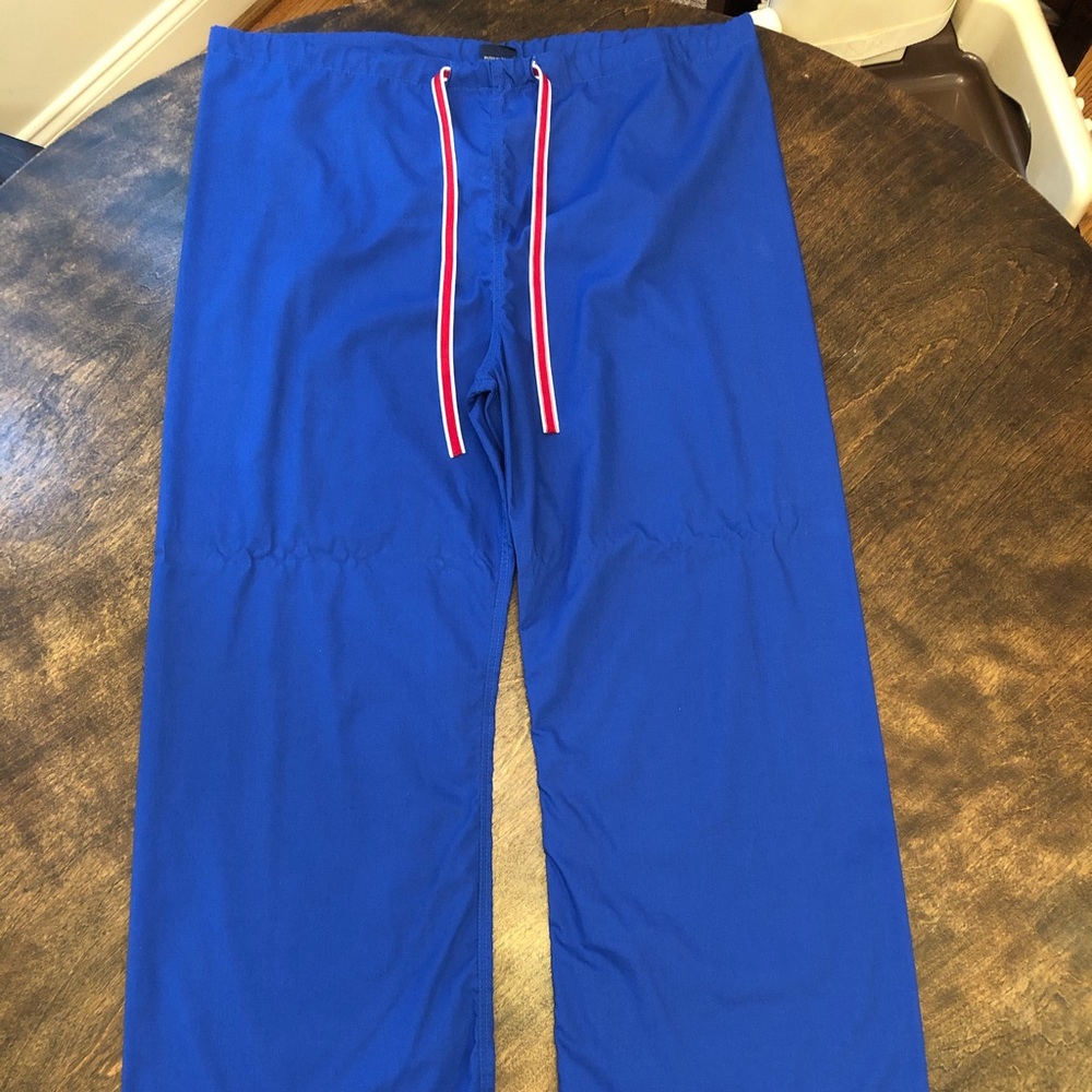 Blue Sky scrubs. Made in USA. Size small bottoms.